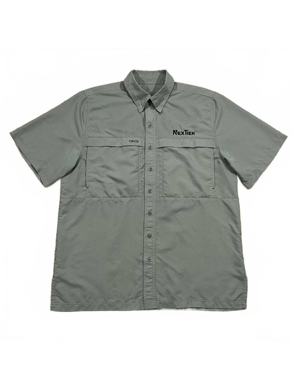 GameGuard Mens Original Microfiber Short Sleeve Shirt Green Size Large